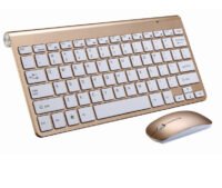 Teclado e mouse sem fio portáteis de 2,4 GHz