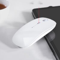 Rato recarregável sem fios Bluetooth para portátil  Compatível com Apple iPad