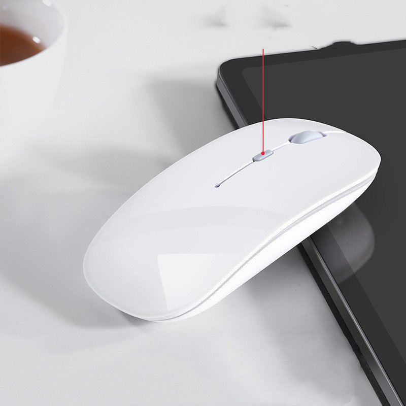 Rato recarregável sem fios Bluetooth para portátil  Compatível com Apple iPad