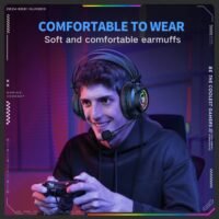 Fones de ouvido para jogos em laptop com som surround infinito TOP GAMERS