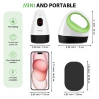 Mini máquina prensa térmica  para camisetas, chapéus, projetos de transferência de aquecimento, configuração de temperatura de 14 níveis