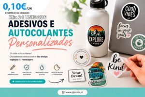 Pacote 24 Adesivos Personalizados - Autocolantes personalizados