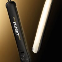 Ulanzi UA20 20W Luz de tubo de ar portátil Dobrável Luz de preenchimento bicolor para transmissão ao vivo Luz de preenchimento externa Luz de tubo de ar