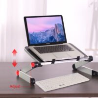 Suporte Dobrável e Ergonómico para Computadores, Portátil e Tablet