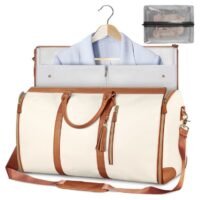 Mala de viagem grande, tipo duffle, feminina, dobrável, impermeável, para ternos e roupas.