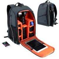 Mochila impermeável para câmera