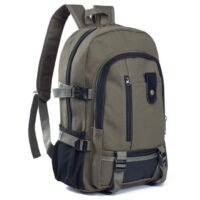 Mochilas masculinas, mochilas de lona, ​​mochilas escolares